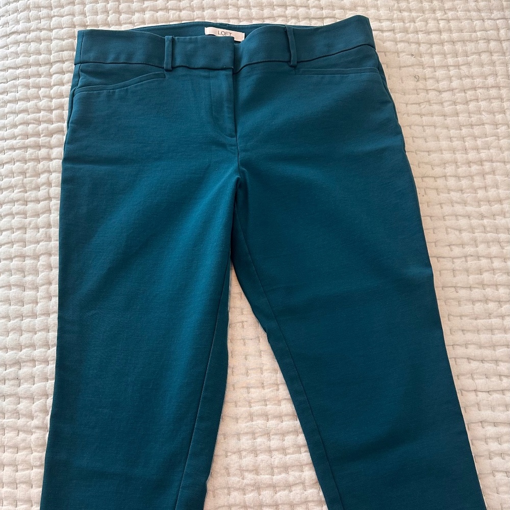 Loft Marissa Riviera pant crop trouser